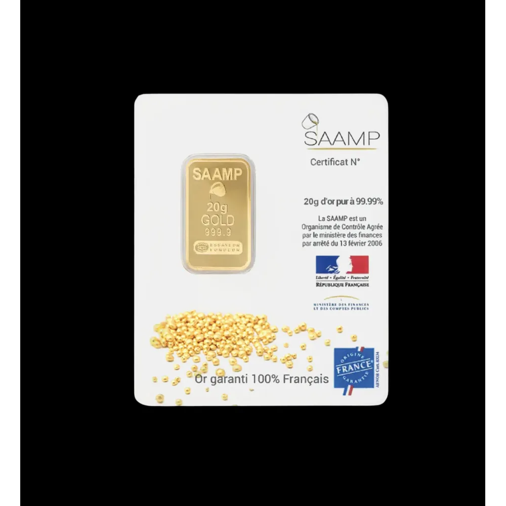 Lingotin d'or 20 g
